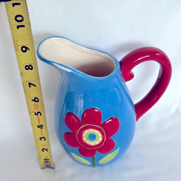 Gently Used Colorful Ceramic Jar Decor Only - Picture 5 of 9